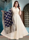 Tussar N F GOWN 018 Fancy Heavy Festive Wear Latest Designer Gown Collection N F G 565 TUSSAR